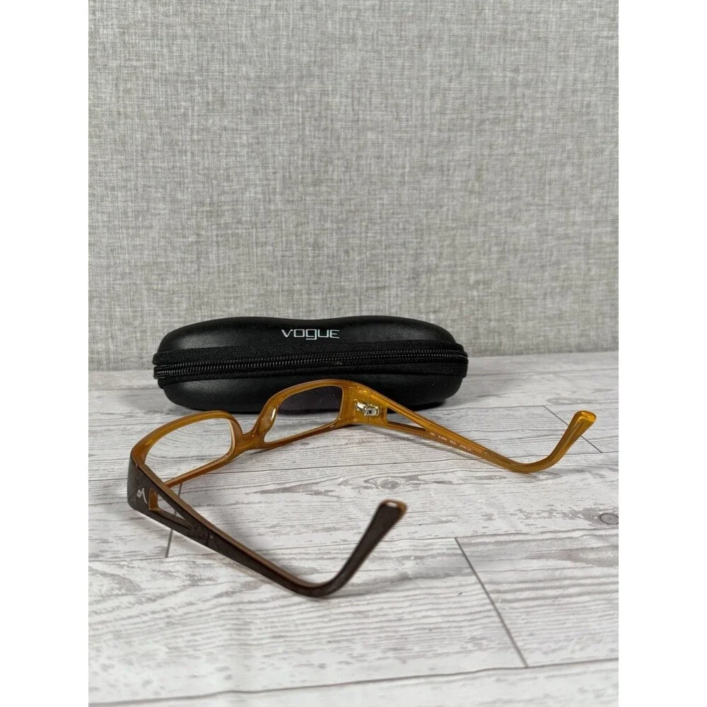 VOGUE VO 2537 1539 BROWN / Black Orange AUTHENTIC EYEGLASSES 50-15-130